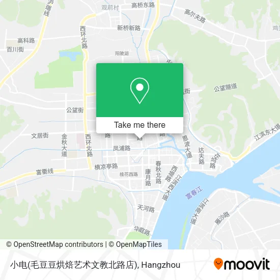 小电(毛豆豆烘焙艺术文教北路店) map