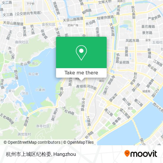 杭州市上城区纪检委 map
