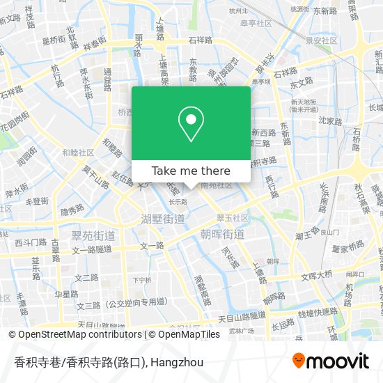 香积寺巷/香积寺路(路口) map