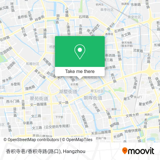 香积寺巷/香积寺路(路口) map