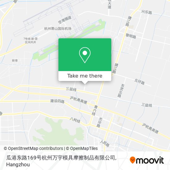 瓜港东路169号杭州万宇模具摩擦制品有限公司 map