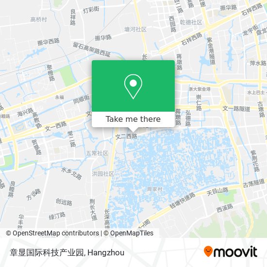 章显国际科技产业园 map