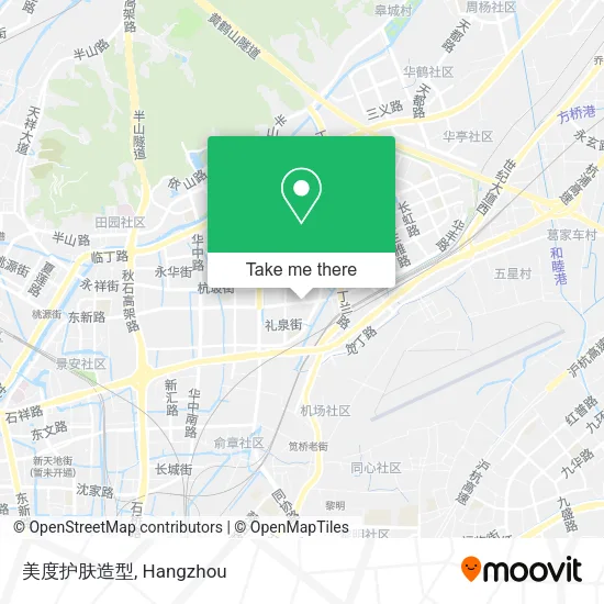 美度护肤造型 map