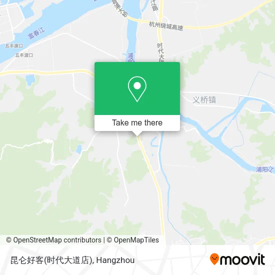 昆仑好客(时代大道店) map