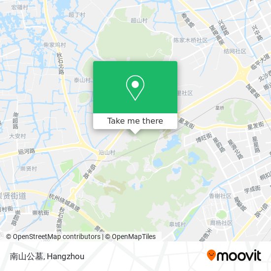 南山公墓 map