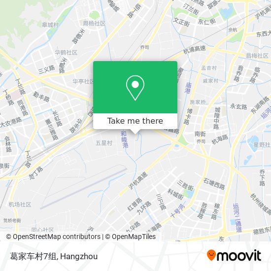 葛家车村7组 map