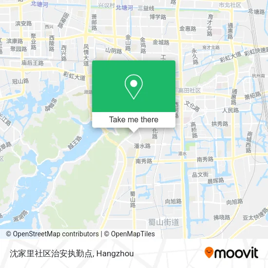 沈家里社区治安执勤点 map