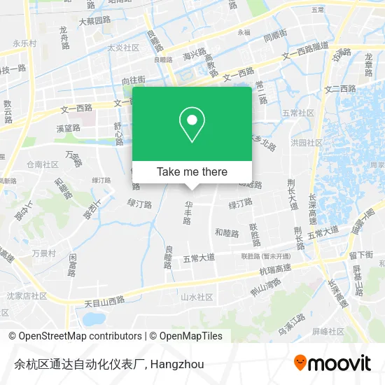 余杭区通达自动化仪表厂 map
