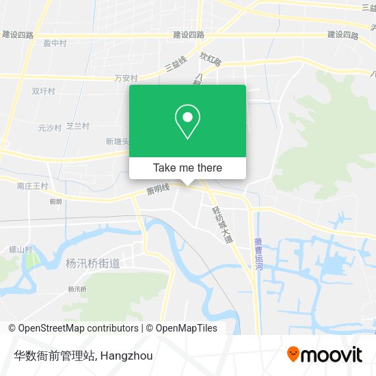 华数衙前管理站 map