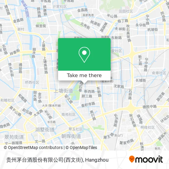 贵州茅台酒股份有限公司(西文街) map
