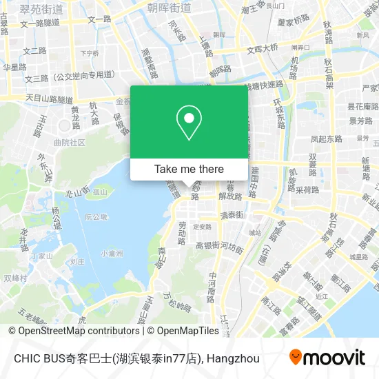 CHIC BUS奇客巴士(湖滨银泰in77店) map