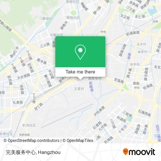 完美服务中心 map