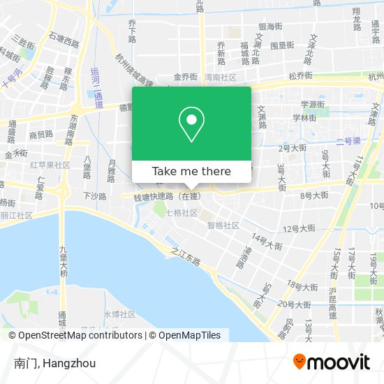南门 map
