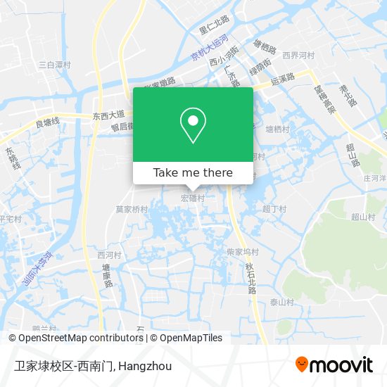 卫家埭校区-西南门 map