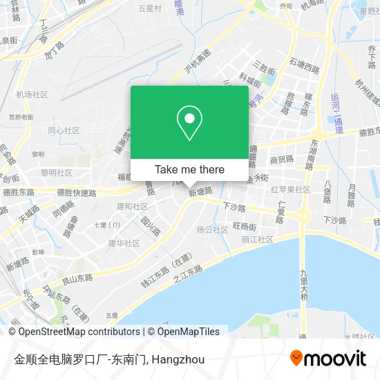 金顺全电脑罗口厂-东南门 map