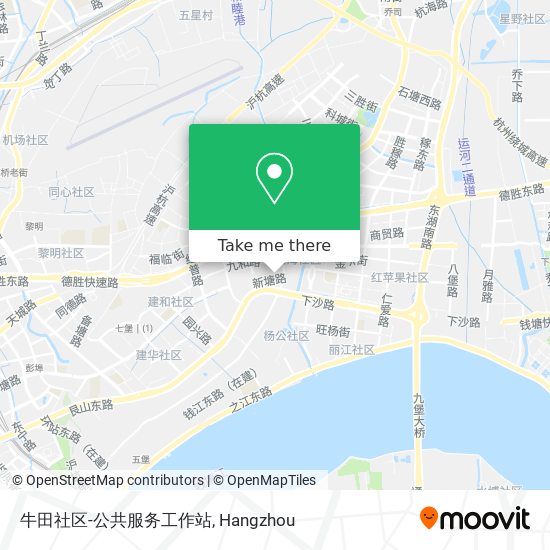 牛田社区-公共服务工作站 map