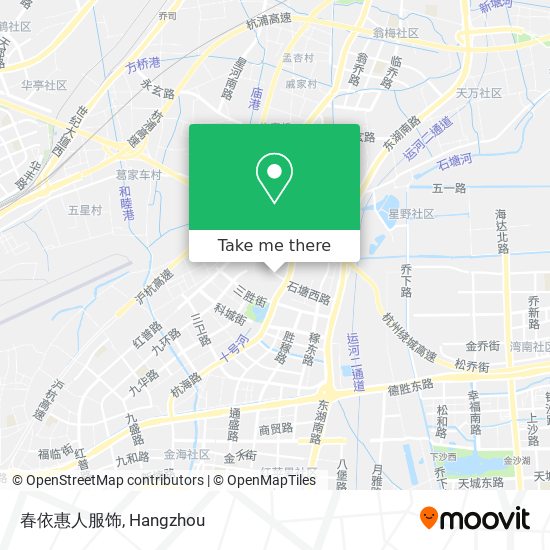 春依惠人服饰 map