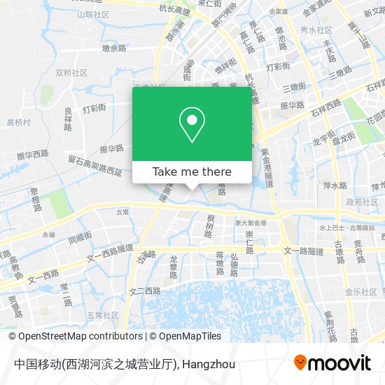 中国移动(西湖河滨之城营业厅) map