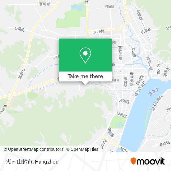 湖南山超市 map