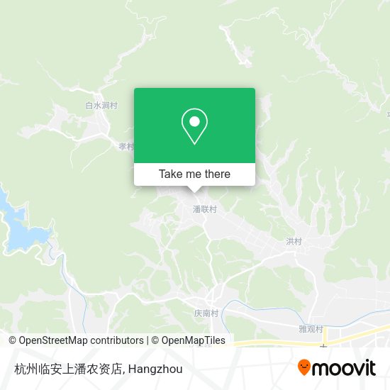 杭州临安上潘农资店 map