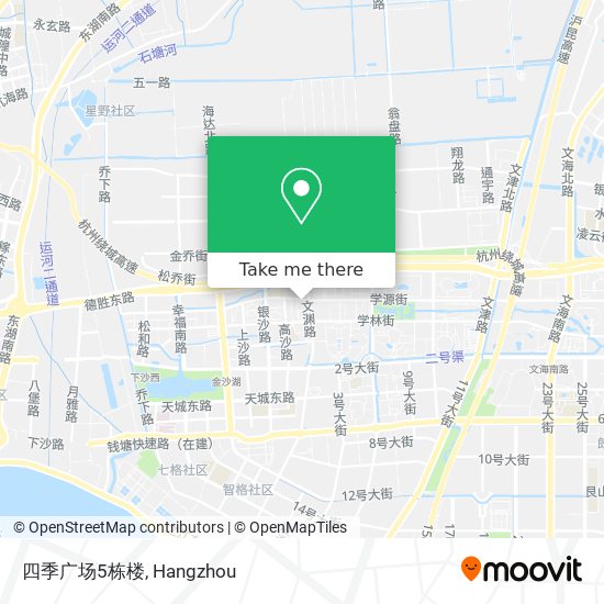 四季广场5栋楼 map