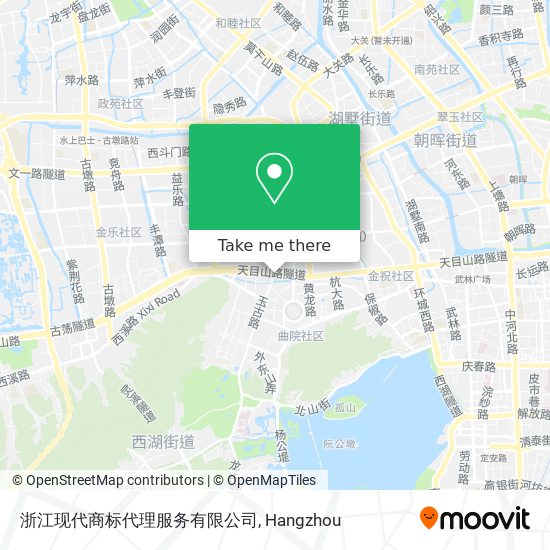 浙江现代商标代理服务有限公司 map