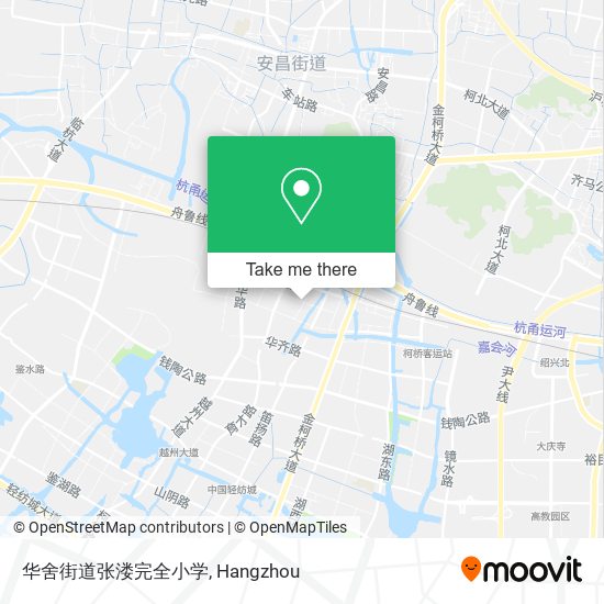 华舍街道张溇完全小学 map