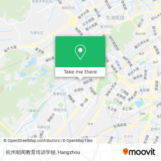 杭州朝闻教育培训学校 map