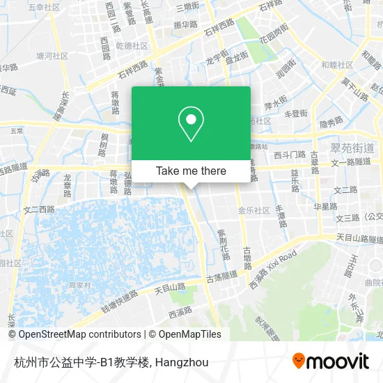 杭州市公益中学-B1教学楼 map