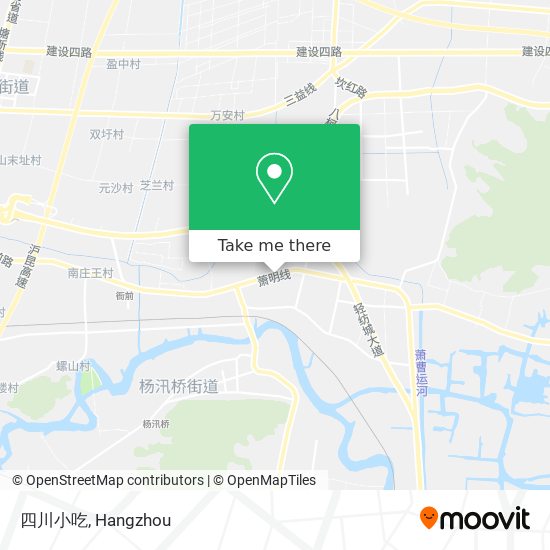 四川小吃 map