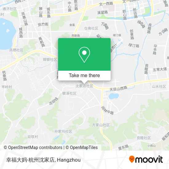 幸福大妈-杭州沈家店 map
