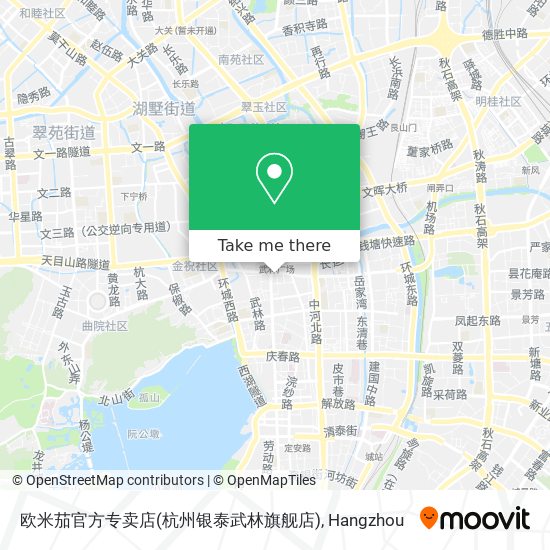 欧米茄官方专卖店(杭州银泰武林旗舰店) map