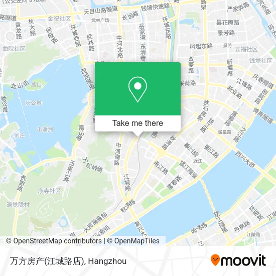 万方房产(江城路店) map