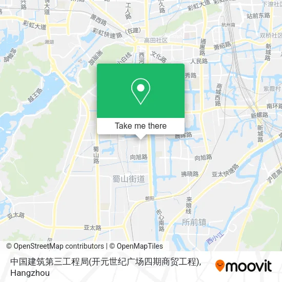 中国建筑第三工程局(开元世纪广场四期商贸工程) map