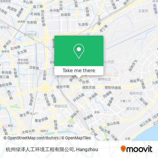 杭州绿泽人工环境工程有限公司 map