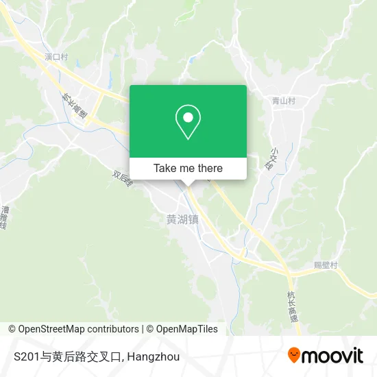 S201与黄后路交叉口 map
