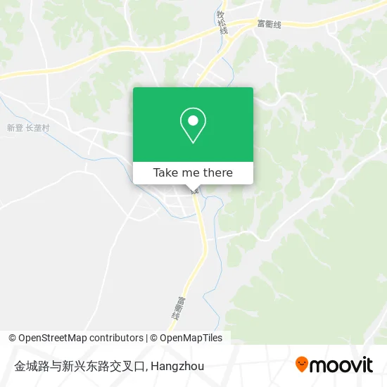 金城路与新兴东路交叉口 map