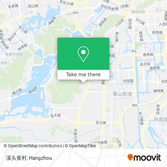 溪头黄村 map