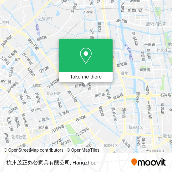杭州茂正办公家具有限公司 map