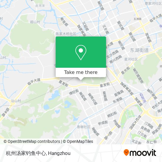 杭州汤家钓鱼中心 map