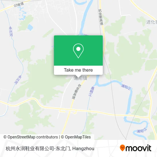 杭州永润鞋业有限公司-东北门 map