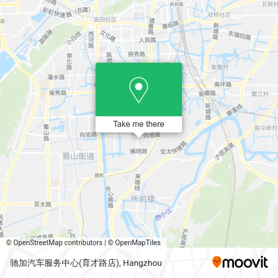 驰加汽车服务中心(育才路店) map