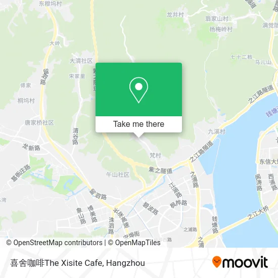 喜舍咖啡The Xisite Cafe map
