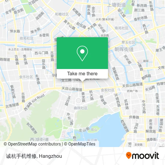 诚杭手机维修 map