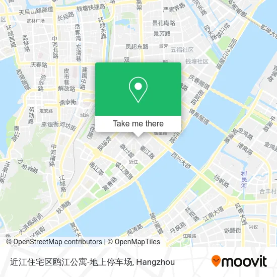 近江住宅区鸥江公寓-地上停车场 map