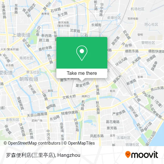 罗森便利店(三里亭店) map