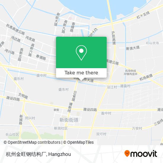 杭州金旺钢结构厂 map