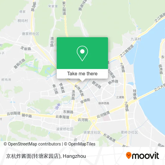 京杭炸酱面(转塘家园店) map