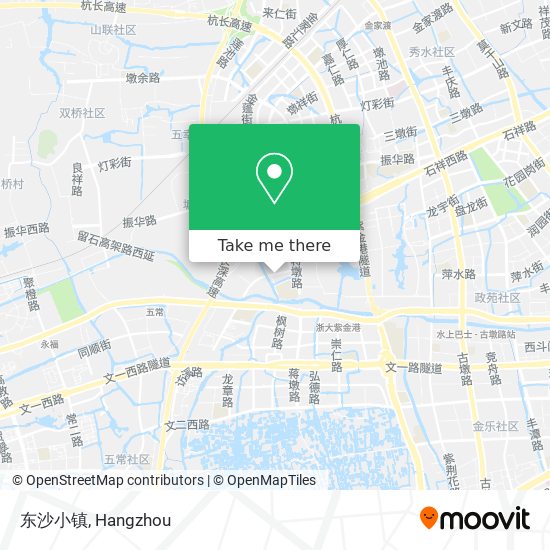东沙小镇 map