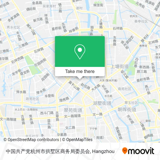 中国共产党杭州市拱墅区商务局委员会 map
